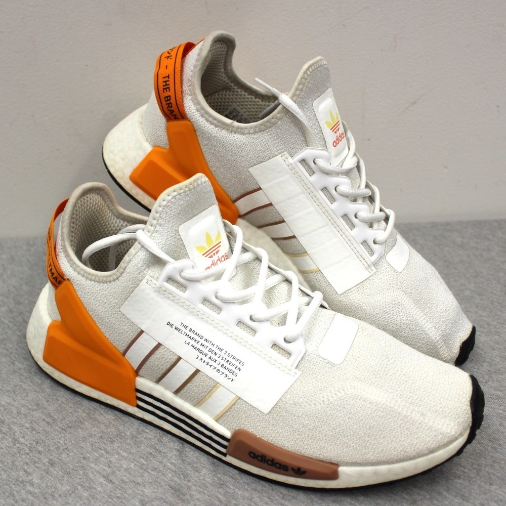 Adidas Shoes Mens 10 White NMD V3 Lifestyle Sneakers GX2142 Boost Low Top